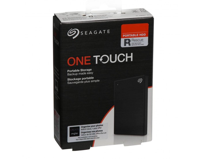 SEAGATE EXTERNAL HARD DISK 1TB ONE TOUCH 2.5? (BLACK)